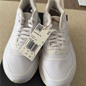 Adidas Duramo 10 Men's White Athletic Shoes
